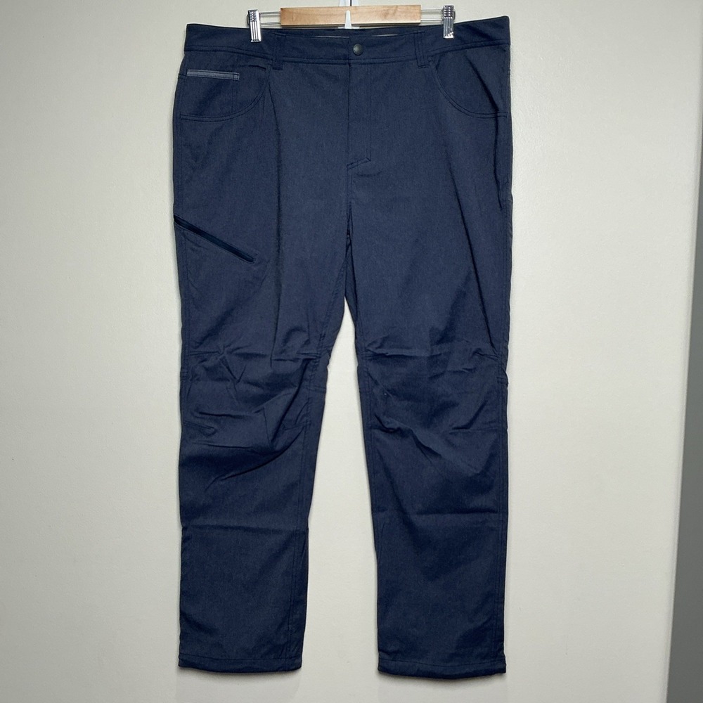 Royal Robbins‎ Men's Active Fit Pants 42x32 Blue Outdoor Hiking Softshell EUC